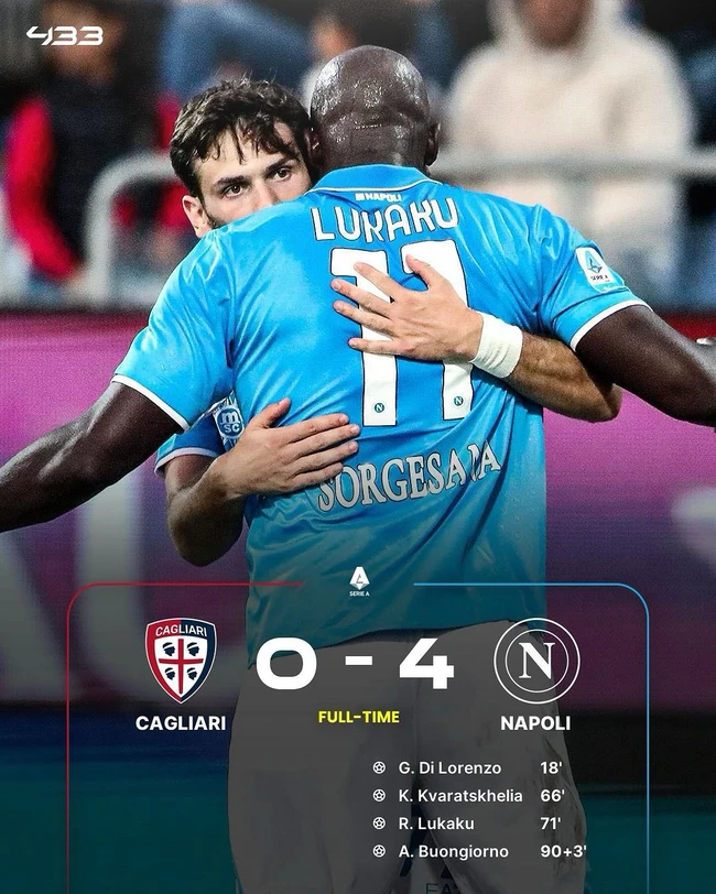 Inter suýt thua trên sân khách, Lukaku tỏa sáng giúp Napoli dẫn đầu Serie A - Ảnh 2.